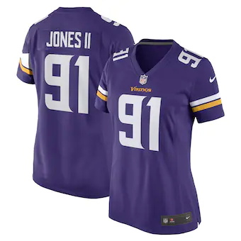 womens nike patrick jones ii purple minnesota vikings game 